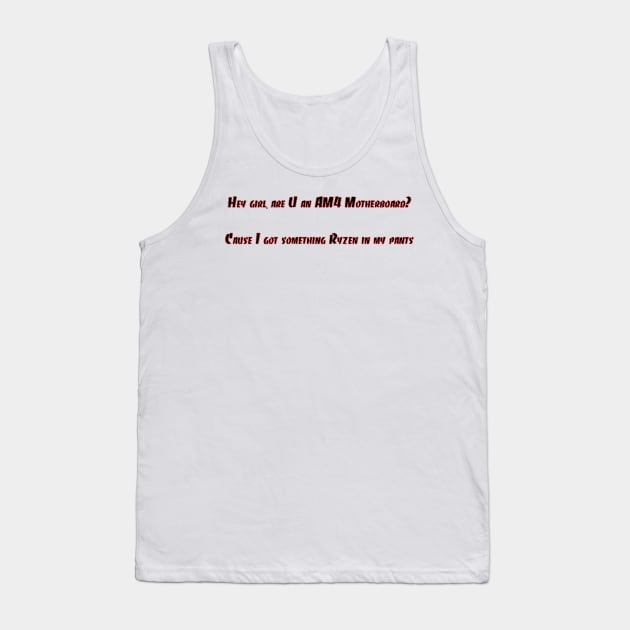 Nerdy Pickup Line Tank Top by psanchez